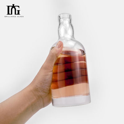 Garrafa de vidro vazia para licor vodka gin 330ml 500ml 700ml 750ml