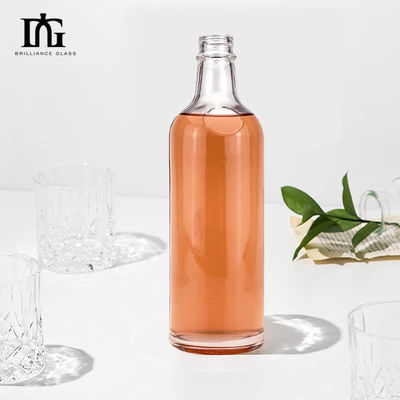 Impressão em tela de seda 500ml/700ml/750ml Capacidade Garrafa de vinho tinto aromático transparente