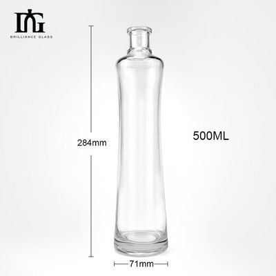 700ml 750ml Flint Vodka Flask para cerveja Impressão de tela Estampagem Pintura