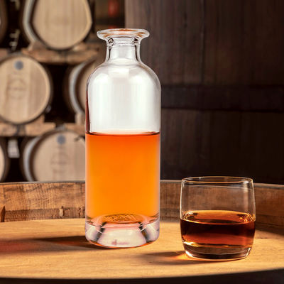 Compartimento de vidro personalizado para Whiskey Rum Tequila Vodka Gin Brandy 200ml 300ml 500ml 700ml