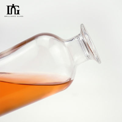 Compartimento de vidro personalizado para Whiskey Rum Tequila Vodka Gin Brandy 200ml 300ml 500ml 700ml