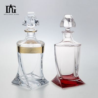 Em forma de 500 ml/700 ml/750 ml Capacidade líquidos vazios claros Bebidas Garrafas de vidro para gin